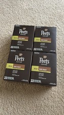 4 Boxes Peet  s Coffee Decaf Dark Roast House Blend Keurig K-Cup Pods 22 Ct New