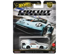 Hot Wheels Premium Porsche 911 GT3 R (992) Blue Gulf Circuit Legends Collector