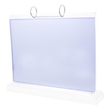 Clear Plastic Display Stand Table Detachable Business Menu Holder