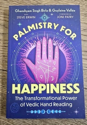 Palmistry for Happiness: The Transformational Power of Vedic Hand Reading  NEW  
