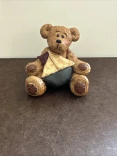 Vintage Blossom Bucket Suzi Skoglund Bear With Boat