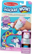 Melissa  Doug Sticker Wow 24-Page Activity Pad and Sticker Stamper, 300 MAIN