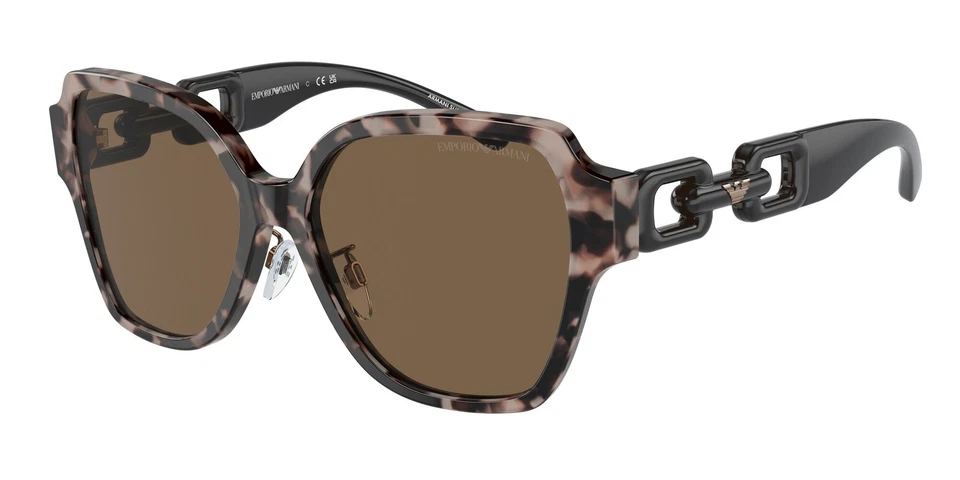 Gafas de sol para mujer EMPORIO ARMANI EA4202F 541073 rosa brillante habana marrón oscuro 56 mm Foto 2 de 2