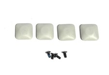 Samsung Galaxy Book NP750TDA Genuine Bottom Case Rubber Feet Set Silver