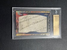 JAMES MONROE 2025 LEAF RED CARPET COLLECTION CUT AUTO 1/1 5TH USA PRESIDENT