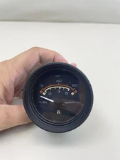 TELEFLEX 1199074 BLACK BEZEL & FACE 2 INCH OIL PRESSURE 80 PSI GAUGE MARINE BOAT