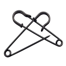 15Pcs Large Safety Pins, 3‘’ Heavy Duty Steel Safety Pins for Clothes, Ideal...