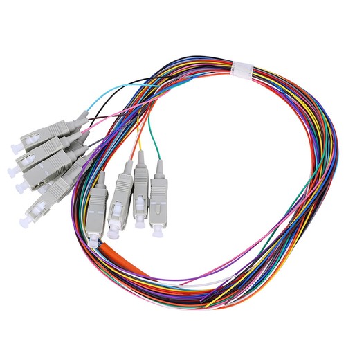 12‑Pole Multimode Fiber Pigtail Cable Low Insertion Loss For Communication - Afbeelding 4 van 22