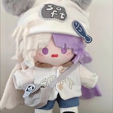 Bungo Stray Dogs Sigma 20cm Plush Doll Pillow Dress up Toy Anime Plushie Gift