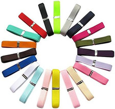 Assorted of 20 Yards Grosgrain Ribbon Total 20 Colors Mix Lots
