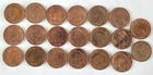 Lot of 20 Indian Head Pennies 1983-1907 GOOD CONDITION