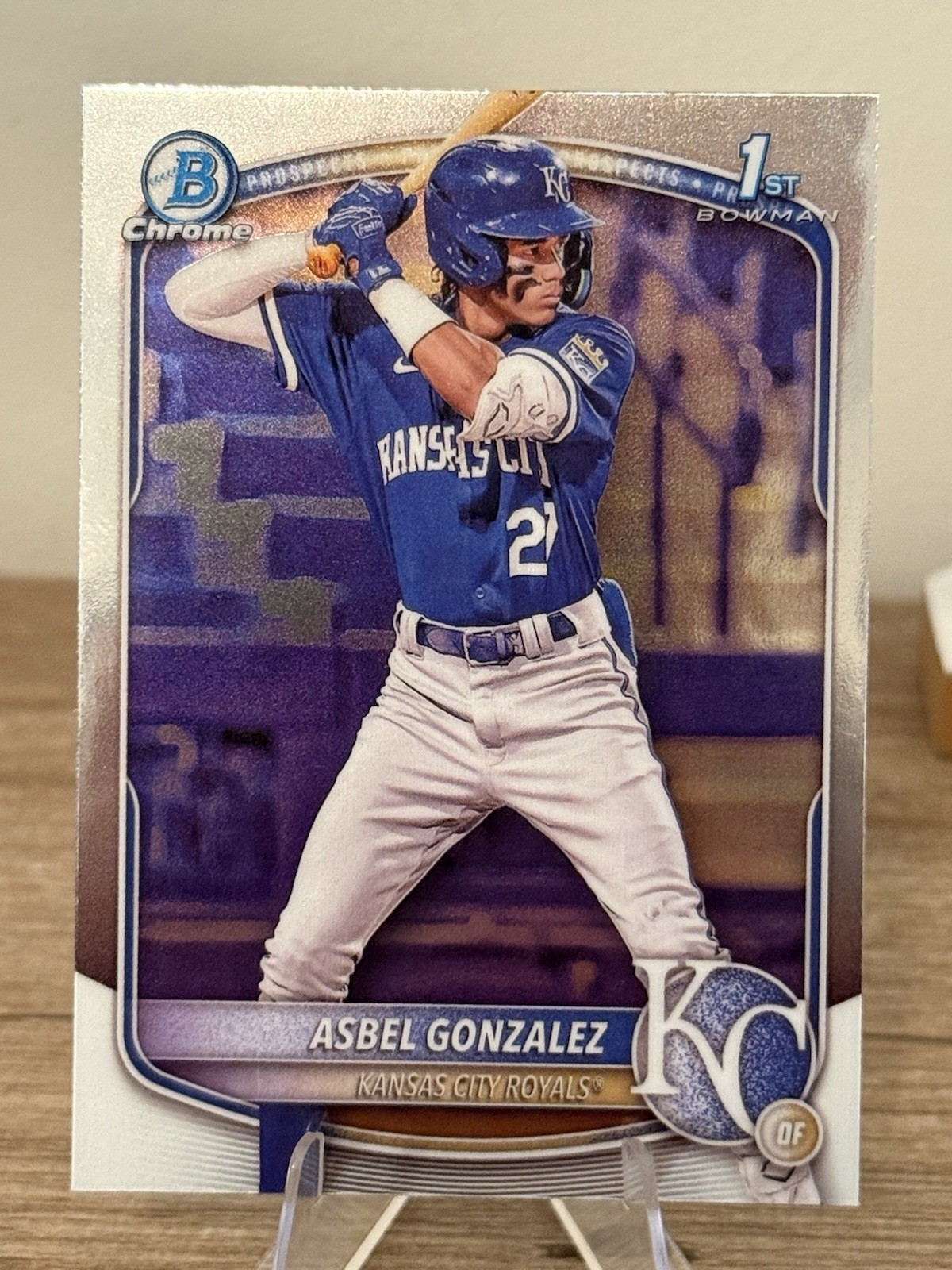 2025 Bowman - Chrome Prospects Asbel Gonzalez #BCP-4 (RC)