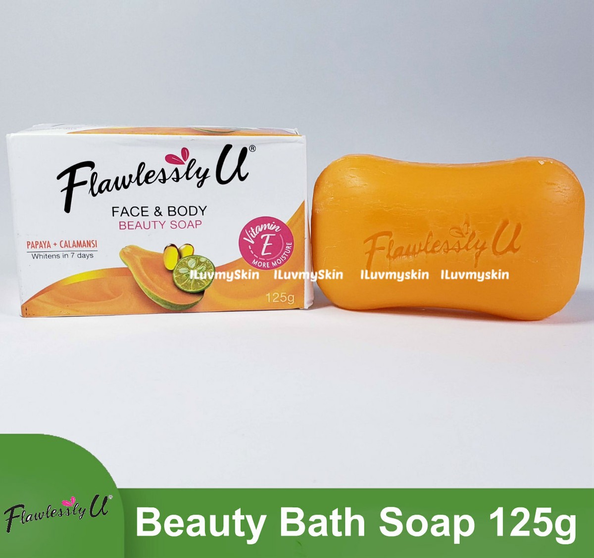 flawlessly u soap kojic glutathione review Flawlessly U 2in1 Papaya Calamansi Whitening Soap 125g