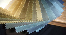50 SHINY FABRIC SAMPLE BOOK " 60 COTTTON, 40 POLY LOOSE NO HARD BOOK