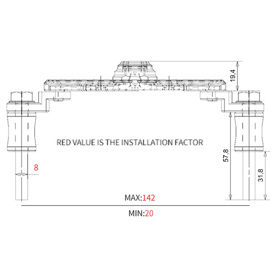 Protector de bomba pinza de freno de disco delantero scooter protección motocicletas CNC de 1 pieza Foto 4 de 4
