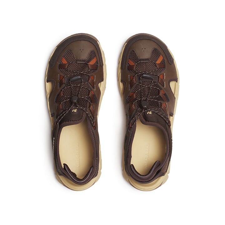 MERRELL Mail Explorer Sieve Coffee Sandali da passeggio escursionismo uomo NUOVI!!!