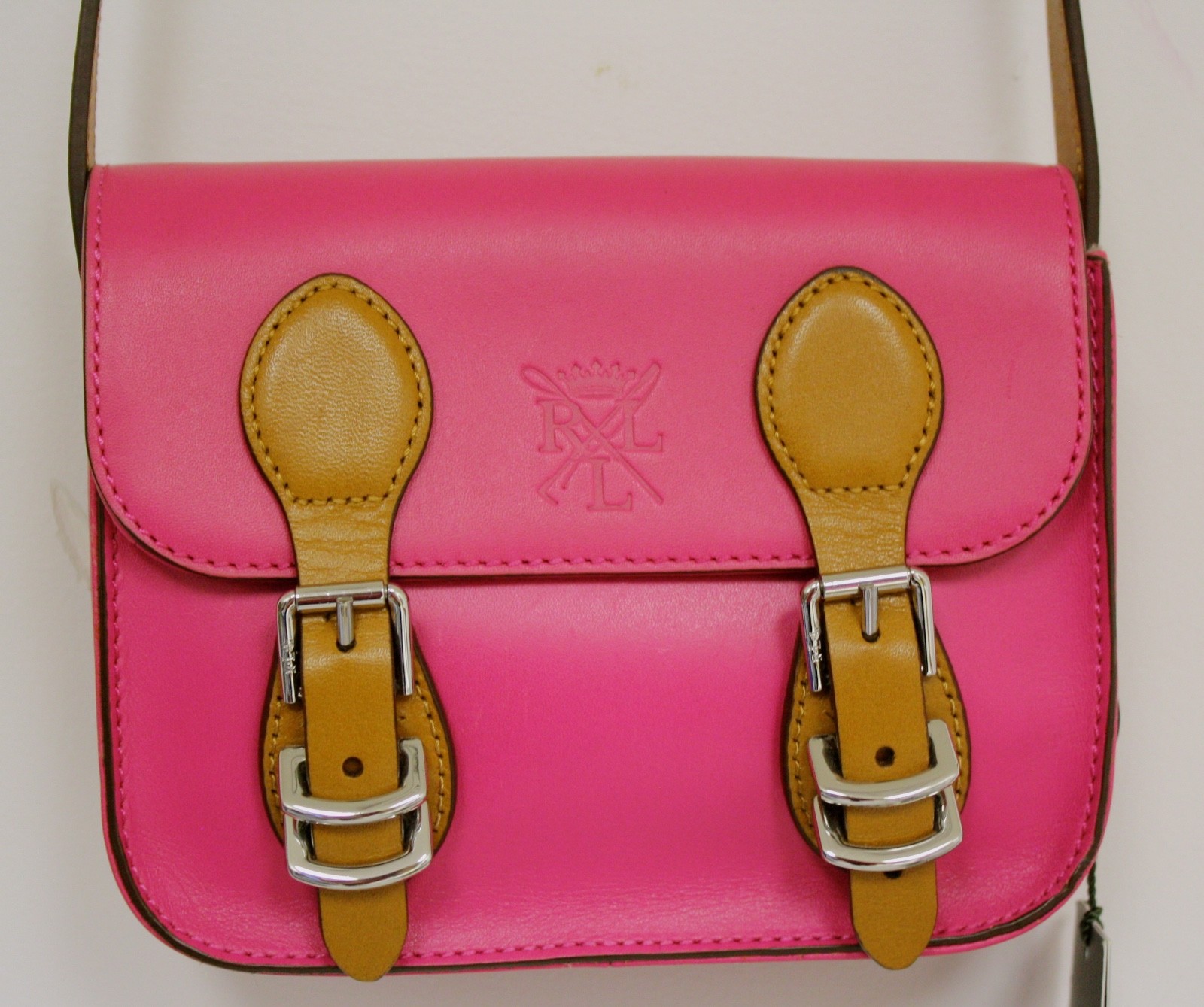pink ralph lauren purse