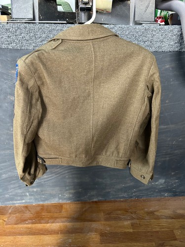 WWII Wool Dress Jacket with Emblems Size Small - Picture 2 of 4