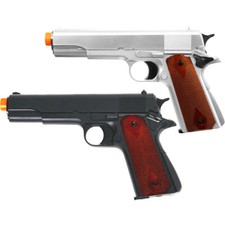 HFC 1911A1 World War 2 GI-Style Gas Powered Non-Blow Back Airsoft Pistol HG-121