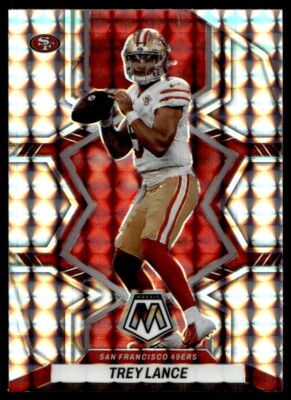 2022 Panini Mosaic Silver Prizm Trey Lance G13 North Dakota State