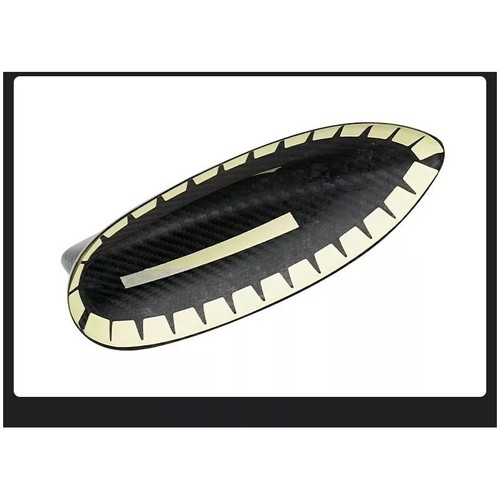 Gloss Real Dry Carbon Fiber Roof Shark Fin Antenna Cover Fits 15-25 TLX - Picture 2 of 5