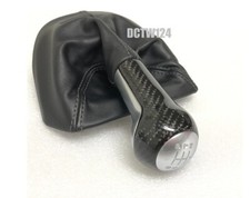 Carbon Fiber 6mt Porsche 997 Shift Knob Shifter Black Leather Boot 911 4s 2x2