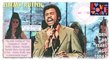 COVERSCAPE computer designed 85th anniverasry birth of Jimmy Ruffin event cover