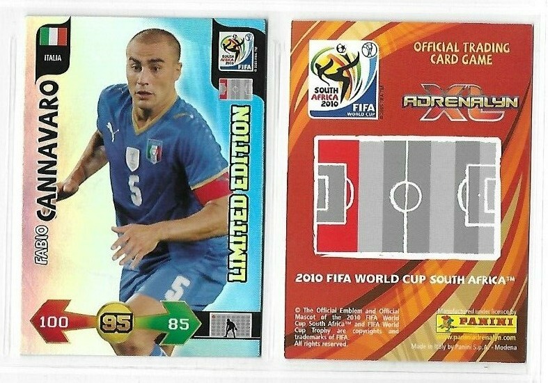 PANINI ADRENALYN FIFA WORLD CUP SOUTH AFRICA 2010 LIMITED