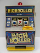 VINTAGE LEVER ACTION TOY POKER MACHINE MODEL GAME HIGHROLLER RADICAL