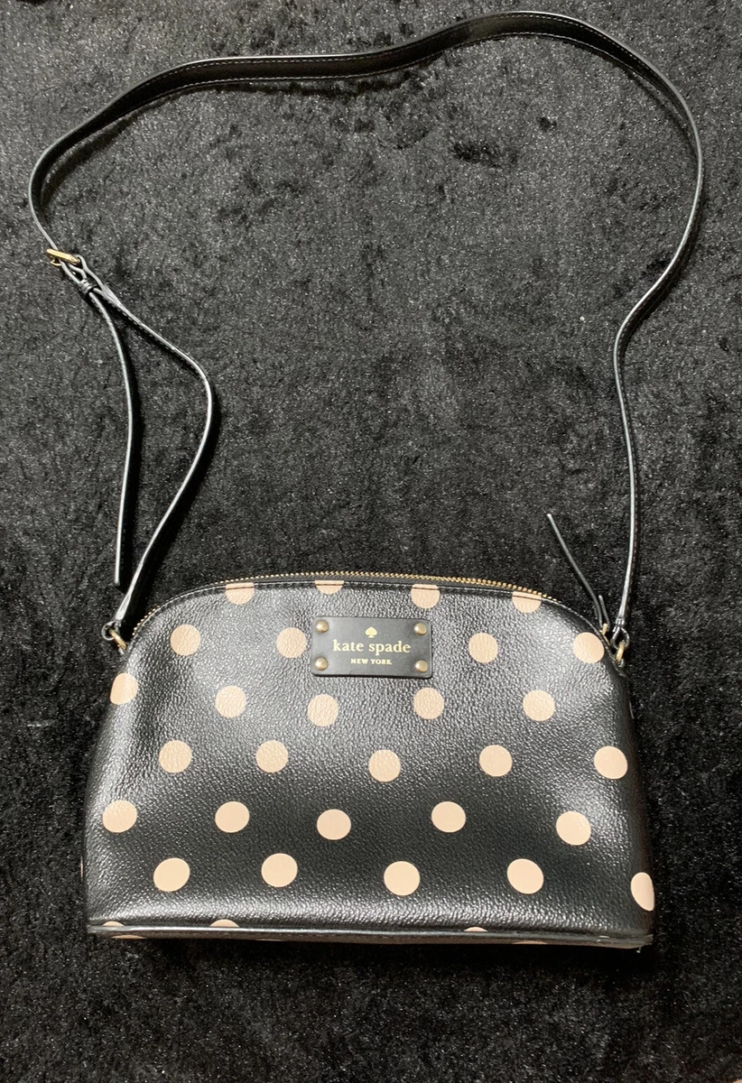 Kate Spade Black/White Patent Leather Polka Dot Satchel Kate Spade | TLC