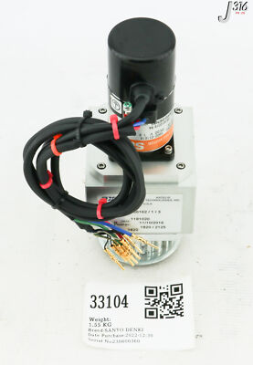 33104 SANYO DENKI DC SERVO MOTOR W/ GEARHEAD 1181020 V402-011E16