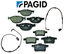 Front Brake Pad & Rear Brake Pad Set OEM Pagid + Sensor for Jaguar V8 5.0L