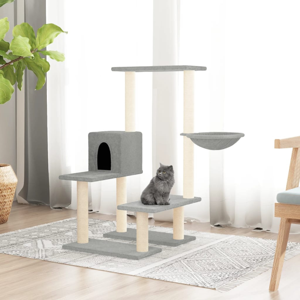 Albero per Gatti vidaXL con Tiragraffi 94,5 cm