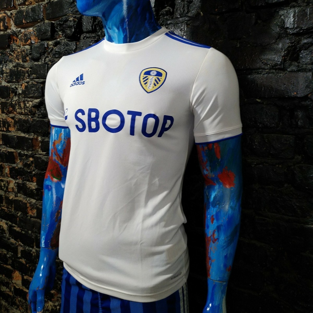 Leeds United Home football shirt 2020 - 2021 Adidas GD1014 Mens