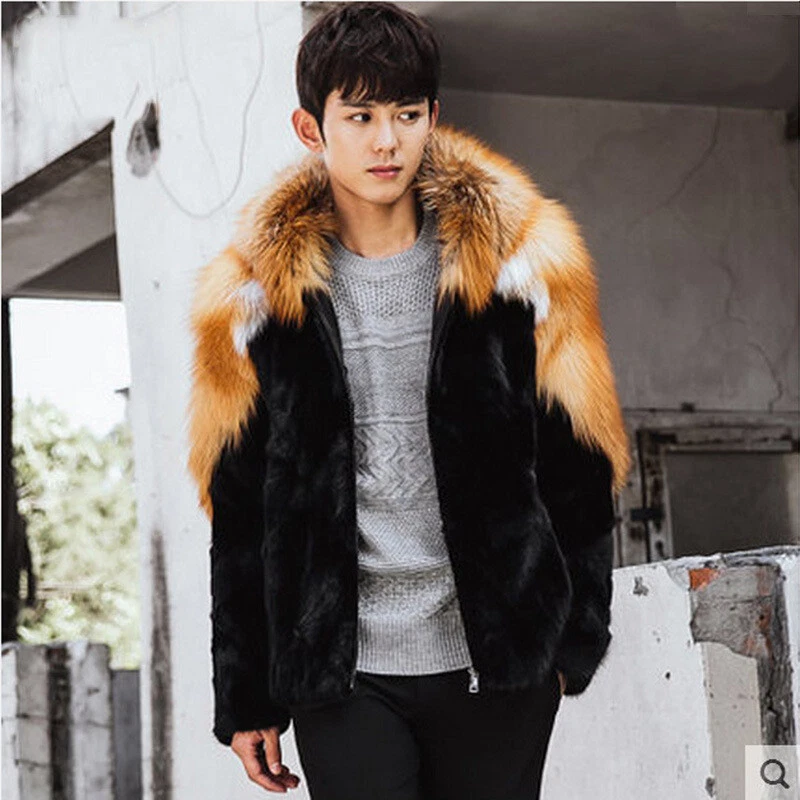 Mink hooded deals jacket