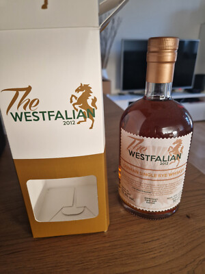 The WESTFALIAN american new oak barrel no.93 Single RYE Whisky in OVP