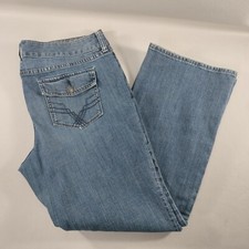 Gap 1969 Limited Edition Wide Leg Blue Denim Jeans Womens Size 16