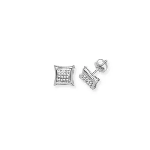 9ct white gold diamond stud earrings clearance