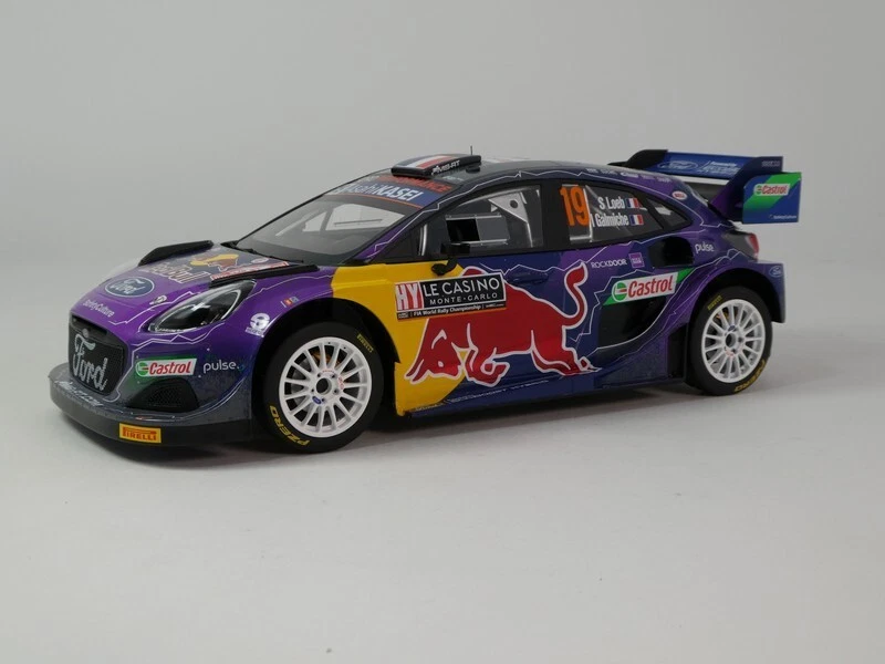 TSM Ford Puma Rally1 #19 Loeb winner Rally Monte Carlo 2022 1/18 TS0468 - Immagine 2 di 4
