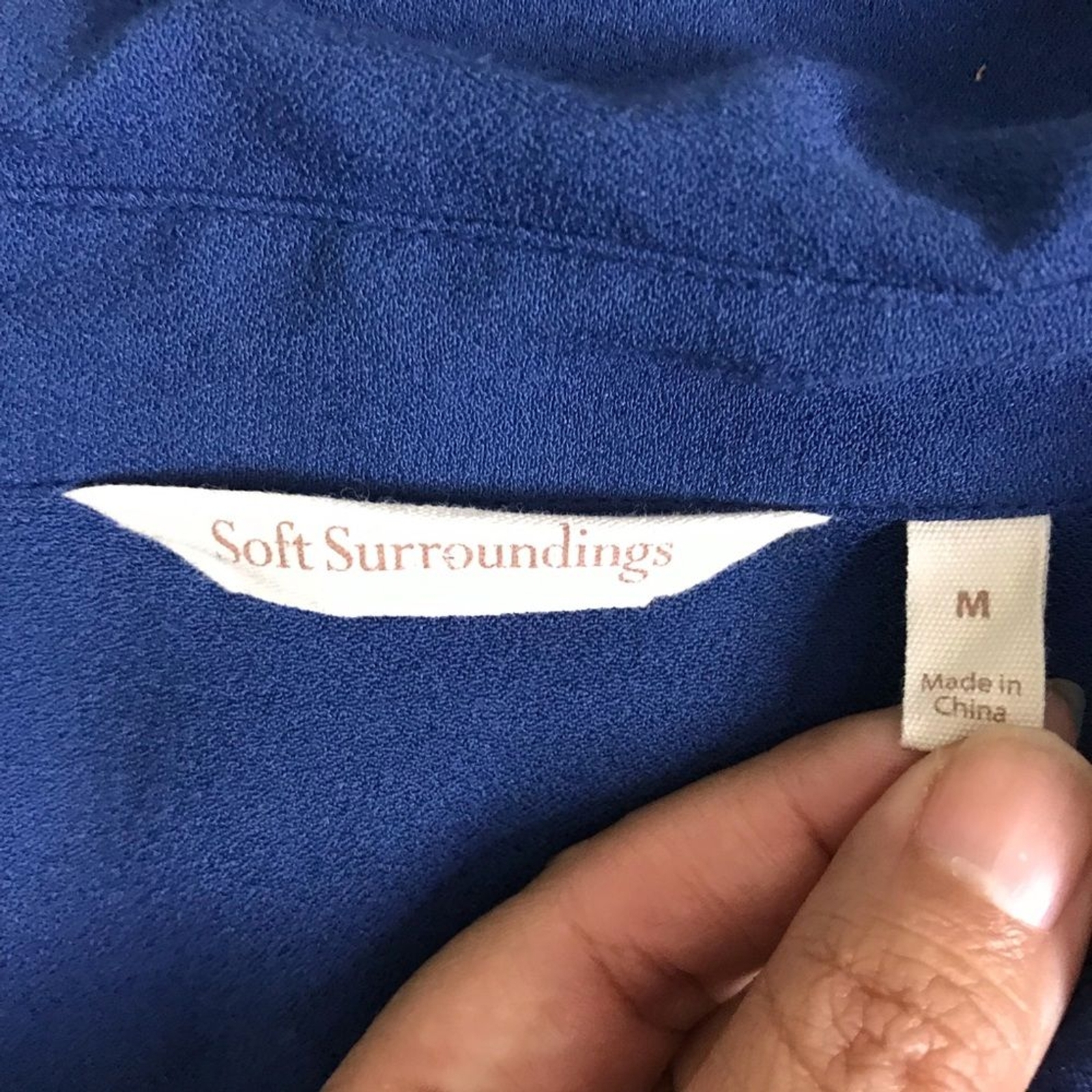 Soft Surrounding Ruffled Button Up Top Womens Siz… - image 6