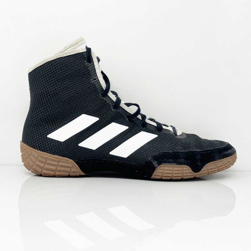 Adidas Mens Tech Fall 2.0 FZ5388 Black Basketball Shoes Sneakers Size 11.5