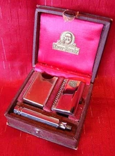Vintage - 1920s - Ever-Ready - Travel Razor - Original Case - Extra Blade - L@@K