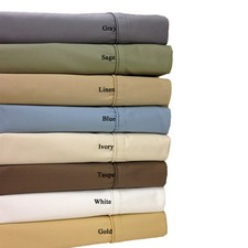 Extra Depth Pocket 1 PC Fitted Sheet 1200tc 100 Egyptian Cotton King Size Sale