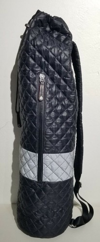Rare MZ Wallace Black Quilted Metro Sling Crossbody Bag With Reflective Stripe - Picture 3 of 11