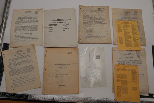 US Army weapons dept armor school instructions documents lot Fort Knox tank