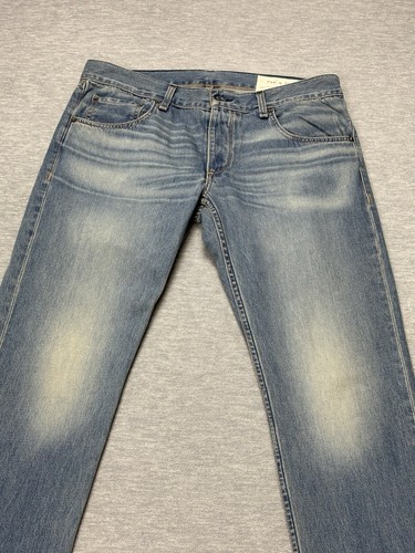 Rag Bone RB JAY23X Jeans Mens 33 Blue Stretch 34x34 Blue Coastal - Picture 13 of 16