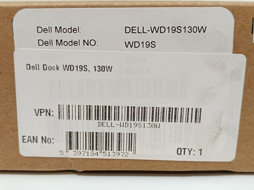 Dell WD19S Dockingstation mit 130W Netzteil 0Y7H3Y - Schwarz _1.43_5 - Bild 4 von 17