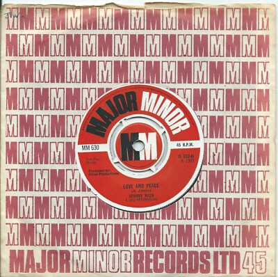 Johnny Nash:Love and peace/You got to change your ways:UK Major Minor:1969