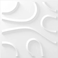 12 Tiles 3D Wall Panels PVC Tiles Textured Bricks Art Design 19.6" x 19.6"