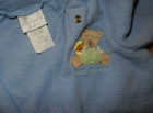 9H LN 0-3M Carter's Boys Blue Hide & Seek Teddy bear Footed Sleeper Outfit — photo 3